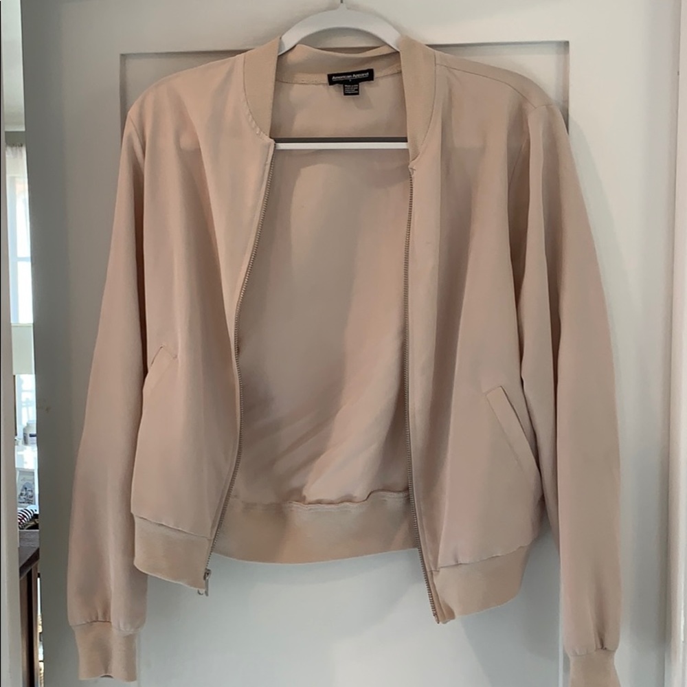 AMERICAN APPAREL NUDE BOMBER JACKET